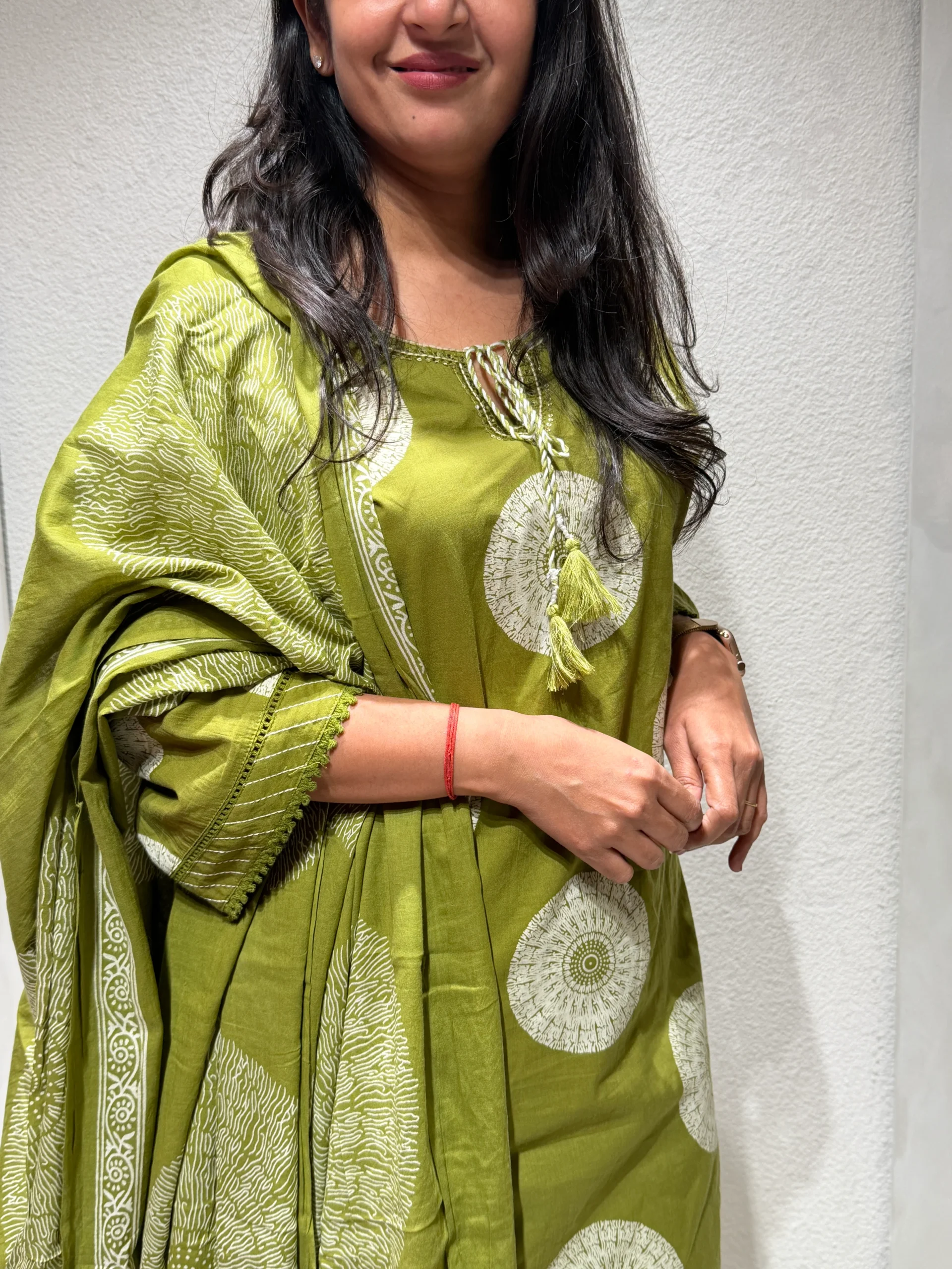 premium cotton green suit set premium cotton green suit set