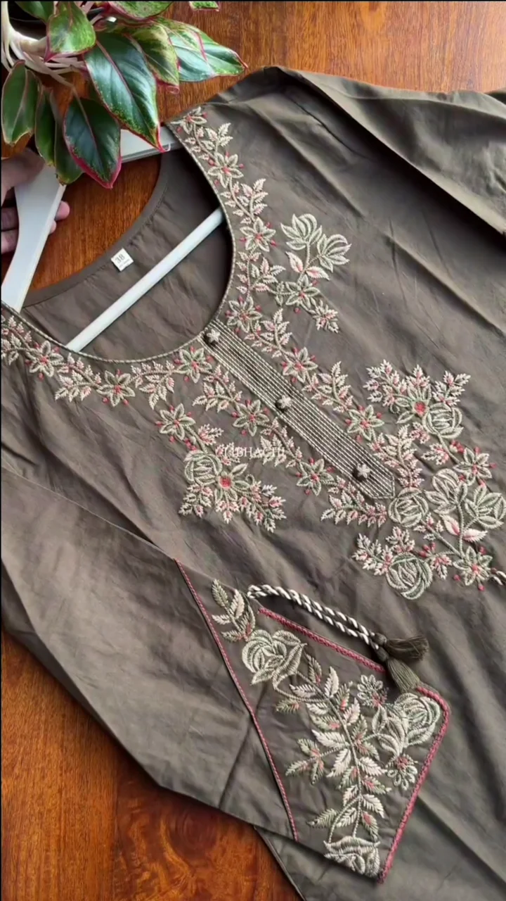 embellished cotton blend straight suit set embellished cotton blend straight suit set