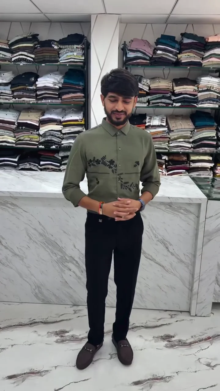 men’s cotton floral casual shirt men’s cotton floral casual shirt